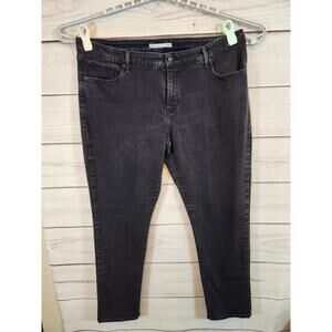 Levi's 311 Womens Black Stretch High Rise Shaping Skinny‎ Jeans Size 22W